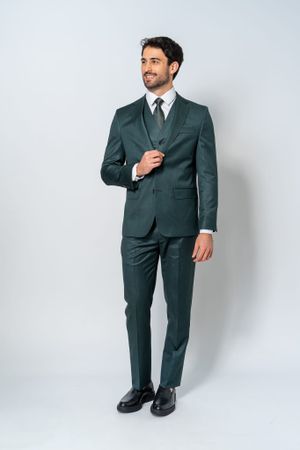 Traje Pv Prime Vicenzo Verde Musgo