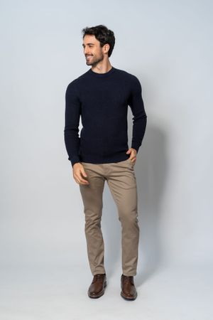 Suéter Malha Masculino Marinho