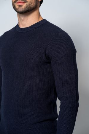Suéter Malha Masculino Marinho