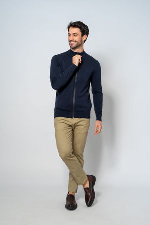 Suéter Malha Masculino Marinho