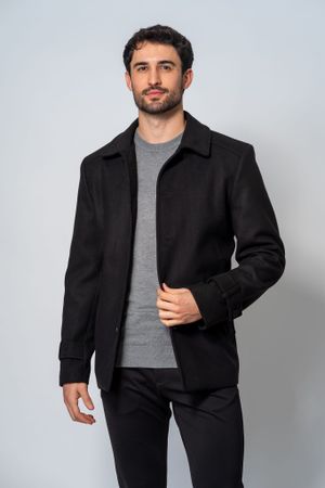 Casaco Masculino Caban Preto