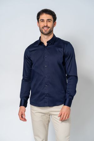 Camisa Spandex Marinho