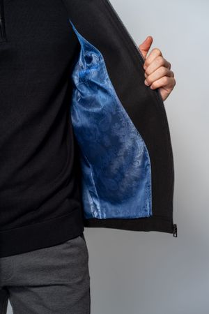 Jaqueta Bolsos Preto