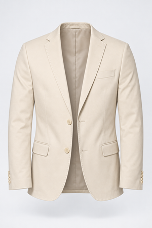 Blazer Masculino de Malha Tech  Mescla Areia