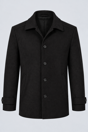 Casaco Masculino Caban Preto