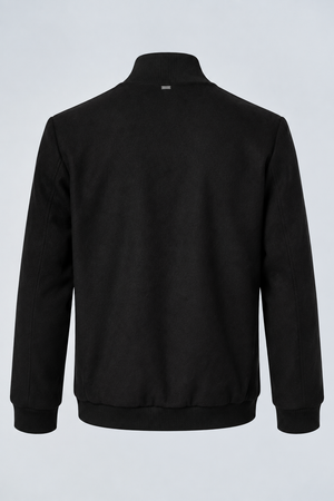 Casaco Masculino Ziper Preto