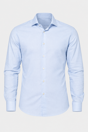 Camisa Social Masculina Azul