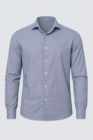 Camisa Social Masculina Marinho