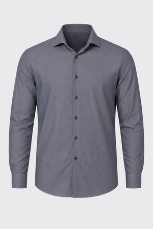 Camisa Social Masculina M420 Grafite