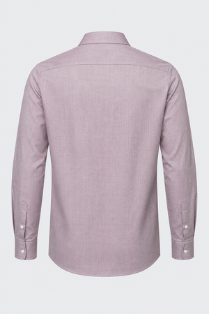 Camisa Social Masculina M420 Marrom