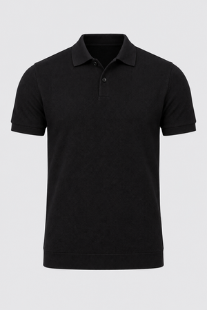 Camisa Polo Tricot Masculina Preto