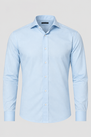 Camisa Social Masculina Ruth Azul
