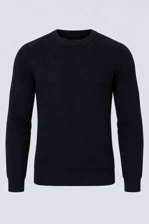 Suéter Malha Masculino Preto