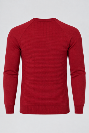 Suéter Malha Masculino Bordo