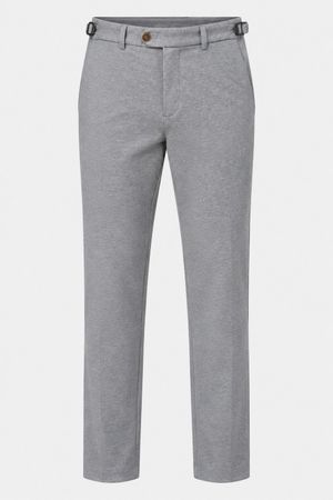 Calça Masculina de Alfaiataria Cinza Claro