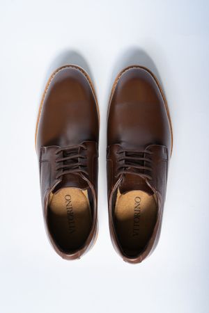 Sapato Masculino Couro Café 