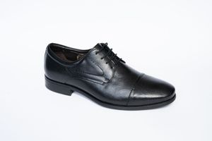 Sapato Masculino Social Oxford Couro Preto