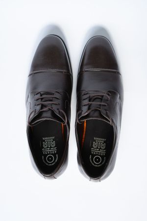 Sapato Masculino Social Oxford Couro Café