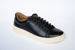 Tênis Masculino Casual Couro Preto