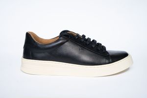 Tênis Masculino Casual Couro Preto