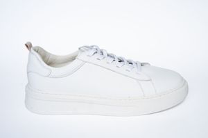 Tênis Masculino Casual Couro Branco HYP004