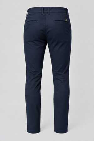 Calça Chino Sarja Marinho 