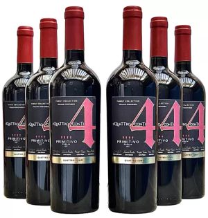 kit 6 uni 4 Conti Conti Primitivo Puglia IGT