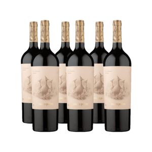 kit 6 gfas Las Perdices Reserva Malbec