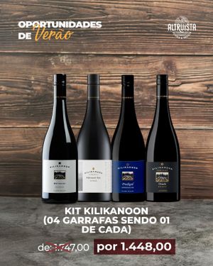 KIT 4 GFAS  Produtor Vinhos Kilikanoon