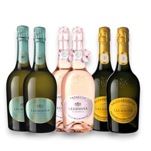 Kit Com 6 Garrafas   Diversas  La Gioiosa Prosecco 