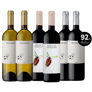 Kit 6 gfas De Vinhos  Herdade da Malhadinha Nova