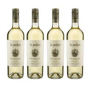 Kit 4 Gfas vinho Las Perdices Pinot Grigio