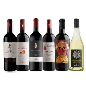 Kit 6 Gfas  Vinhos Divesso  Vinícola Mazzei 
