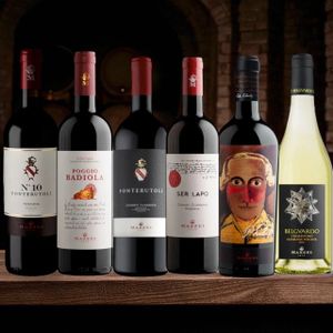 Kit 6 Gfas  Vinhos Divesso  Vinícola Mazzei 