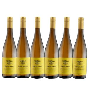 Kit 6 Gfas Vinho Miolo Single Gewurztraminer 750ml