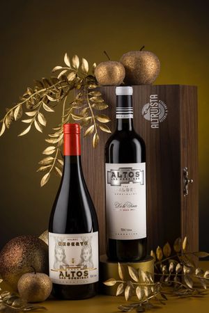 Kit 2 Gfas - Vinhos Diversos Alto Las Hormigas (na caixa de madeira)