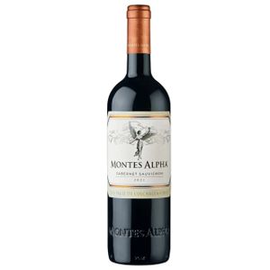 Kit  Montes Alpha Cabernet Sauvignon  (na caixa Kraft)