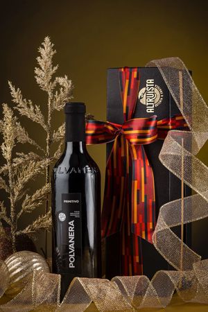 kit Polvanera  Primitivo Puglia IGT  (na caixa Kraft )