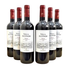 KIT 6  Garrafas Villa Antinori Rosso Toscana