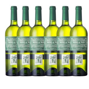 kit 6  com Garrafas Lozano Verdejo Marques de Toledo