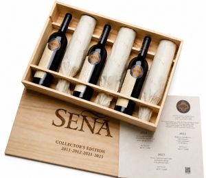 KIT 6 GFAS VINHO SENA (SEÑA ) 2023 (NA CAIXA DE MADEIRA)