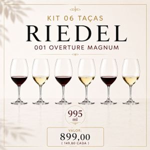 Kit 6 Taças Magnum  Riedel 001
