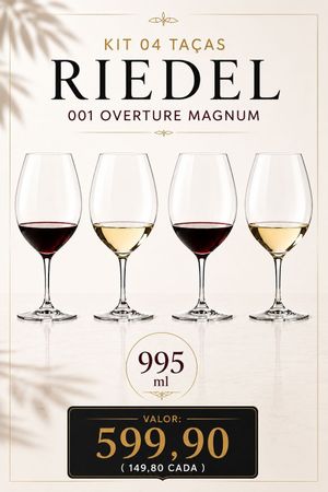 Kit 4 Taças Magnum  Riedel 001