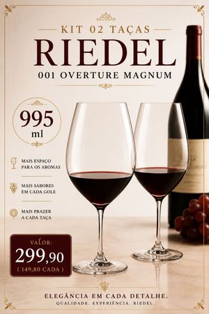 Kit 2 Taças Magnum  Riedel 001
