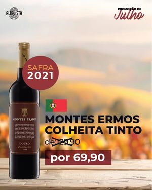 kit 6 gfas Montes Ermos Colheita Tinto