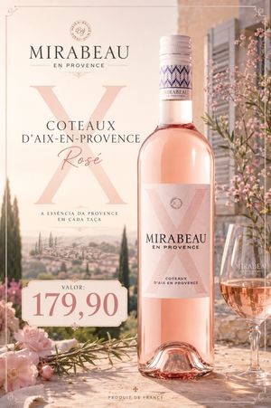 Mirabeau X Rosé (Coteaux d'Aix-en-Provence AOP)