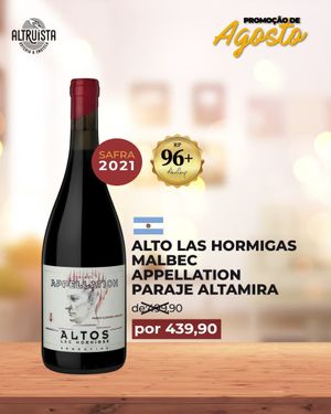 ALTO LAS HORMIGAS MALBEC APPELLATION PARAJE ALTAMIRA