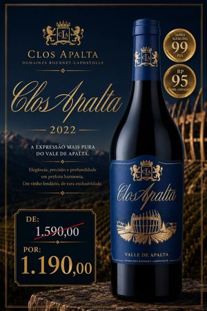 VINHO CLOS APALTA  750ML  SAFRA 2022