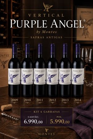 Vertical  6 Safras   Montes Alpha Purple Angel  (2009 /2010 /2011 /2012 /2013 /2014 )