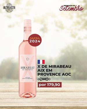Mirabeau X Rosé (Coteaux d'Aix-en-Provence AOP)